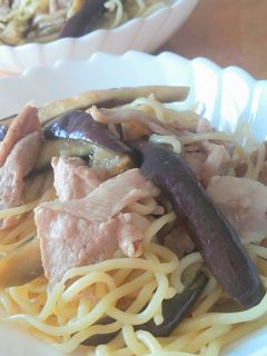ポン酢で美味しい☆茄子の塩焼きそば-レシピのメイン写真