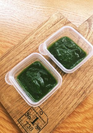 離乳食初期☆ほうれん草と玉葱のペースト-レシピのメイン写真