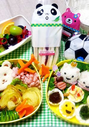 プチプラ★お弁当グッズで簡単デコ弁-レシピのメイン写真