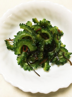 簡単♪ゴーヤの塩昆布和え(*^◯^*)-レシピのメイン写真