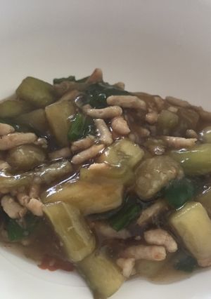 離乳食後期〜なすピーマン味噌炒め-レシピのメイン写真