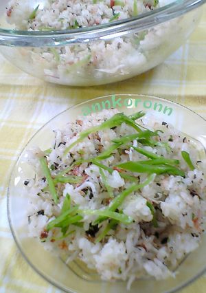 夏の爽やか混ぜご飯♪-レシピのメイン写真
