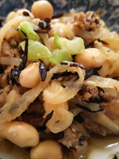 ひじきそぼろ*大豆入り☆千切大根の煮物-レシピのメイン写真