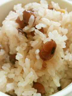 【幸運をよぶ黒猫米】紅大豆の簡単豆ごはん-レシピのメイン写真