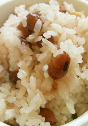 【幸運をよぶ黒猫米】紅大豆の簡単豆ごはん-レシピのメイン写真