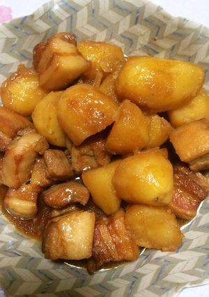 圧力鍋で作る豚バラとジャガイモの炒め煮-レシピのメイン写真