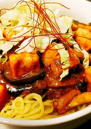 熱々麻婆麺～シャキシャキレタス添え～-レシピのメイン写真