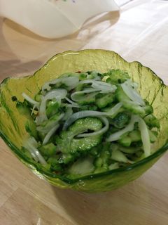 ゴーヤのさっぱり梅しそ和え-レシピのメイン写真