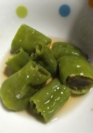 レンチン 甘とう煮びたし-レシピのメイン写真