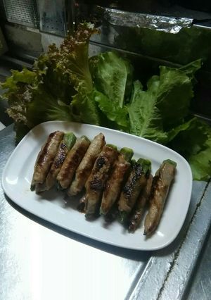夏バテ防止❗オクラの肉巻-レシピのメイン写真