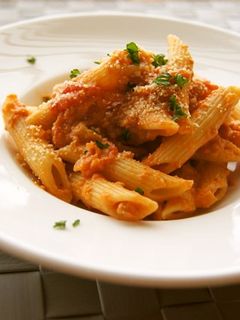 ツナトマトクリームのペンネ-レシピのメイン写真