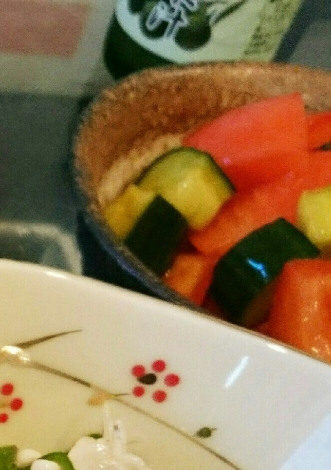 きゅうりとトマトの中華味-レシピのメイン写真