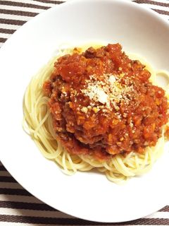 【簡単】煮込まない基本のミートソース-レシピのメイン写真