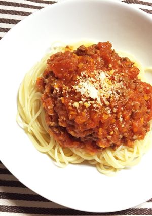 【簡単】煮込まない基本のミートソース-レシピのメイン写真