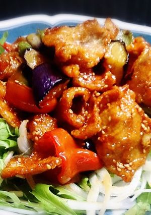 鶏皮のピリ辛炒め！-レシピのメイン写真