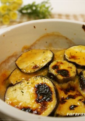 器ごとチン☆トロトロ！茄子のみそマヨ焼き-レシピのメイン写真