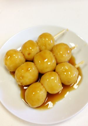 冷めてもやわらか！　みたらしだんご-レシピのメイン写真