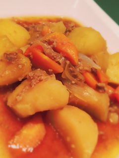 簡単もう1品!豚そぼろ煮風肉じゃが-レシピのメイン写真