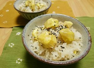 炊飯器で簡単☆栗おこわ-レシピのメイン写真