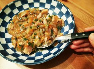 【2歳と食べる】たっぷり野菜と鶏の丼ぶり-レシピのメイン写真