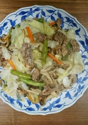 豚肉とキャベツのオイスターソース炒め-レシピのメイン写真