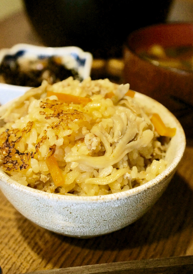 鶏そぼろ入り♪舞茸の炊き込み御飯-レシピのメイン写真