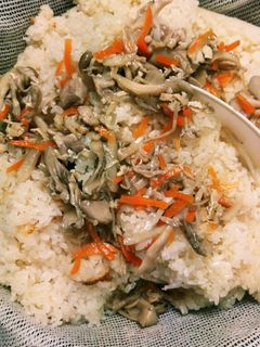 炊飯器であと混ぜおこわ-レシピのメイン写真