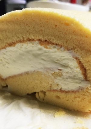 ハーフサイズのロールケーキ-レシピのメイン写真