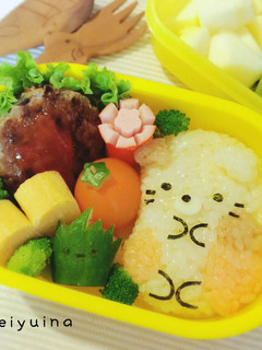 すみっコぐらしのキャラ弁☆ ねこ-レシピのメイン写真
