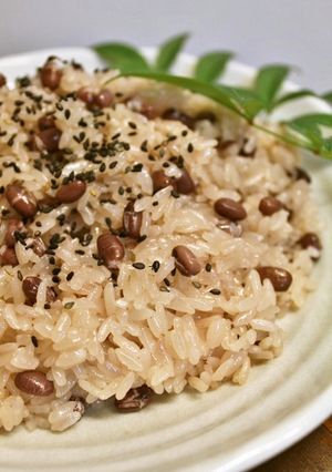 敬老の日秋祭り♪圧力鍋で省エネ小豆の赤飯-レシピのメイン写真