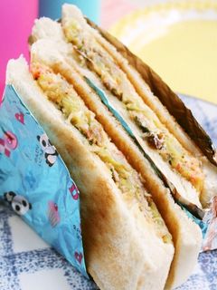 お好み焼きサンド-レシピのメイン写真