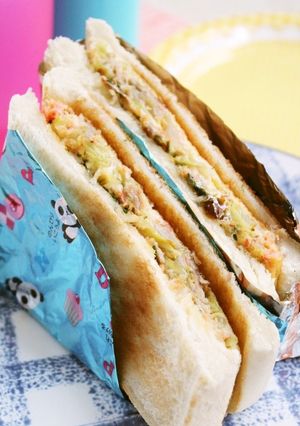 お好み焼きサンド-レシピのメイン写真