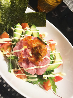 時短 マグロたたきとアボガドサラダ丼-レシピのメイン写真
