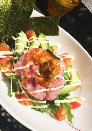 時短 マグロたたきとアボガドサラダ丼-レシピのメイン写真