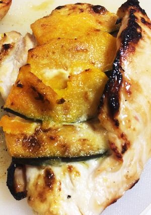 照り焼きチキンのかぼちゃ包み-レシピのメイン写真