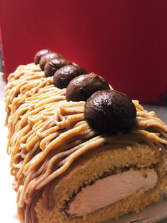 簡単ロールケーキでモンブラン-レシピのメイン写真