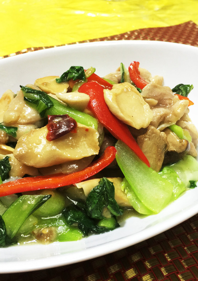 鶏肉と干しエリンギの中華風塩炒め-レシピのメイン写真
