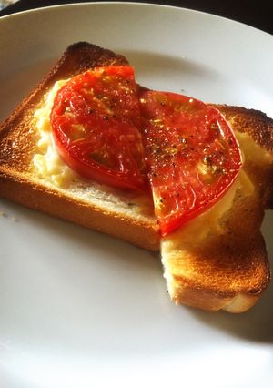 チーズとろりんトマトトースト-レシピのメイン写真