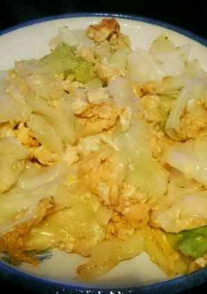 簡単だけどご飯が進む♡キャベツと卵炒め☆-レシピのメイン写真