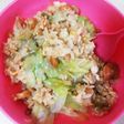 簡単♪パパッと納豆レタスチャーハン*