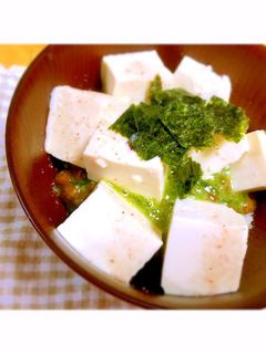 豆腐と青のり納豆丼-レシピのメイン写真