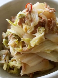 優しい味♪ 白菜とツナのとろとろ煮-レシピのメイン写真