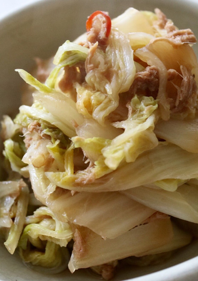 優しい味♪ 白菜とツナのとろとろ煮-レシピのメイン写真