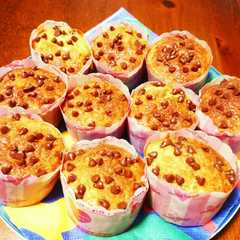 バナナカップケーキ-レシピのメイン写真