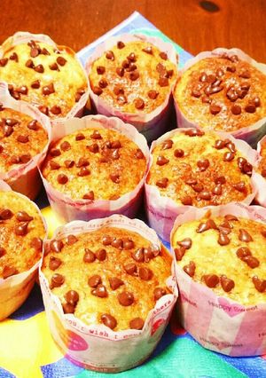バナナカップケーキ-レシピのメイン写真