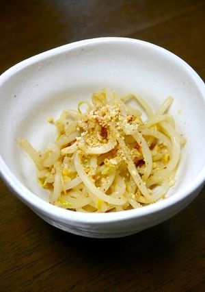 レンジで簡単！もやしのナッツジャン和え-レシピのメイン写真