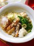 塩鯖とすだちのおろしうどん
