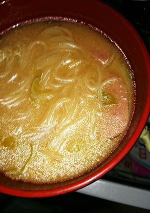 スパムとキャベツのにゅうめん-レシピのメイン写真