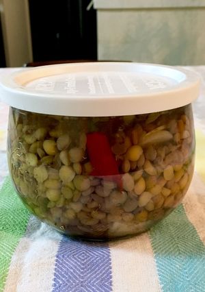 レンズ豆のピクルス-レシピのメイン写真