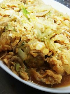 キャベツとしらすの玉子とじ-レシピのメイン写真